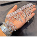 SNERA Graceful American Diamond Necklace Set
