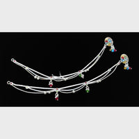 SNERA Elegant Rhodium Plated Designer Payal \ Anklet