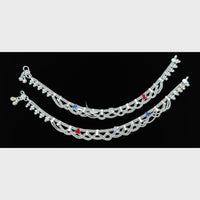 SNERA Elegant Rhodium Plated Designer Payal \ Anklet