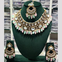 SNERA Kundan Stone And Beads Elegant Necklace Set