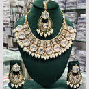 SNERA Kundan Stone And Beads Elegant Necklace Set