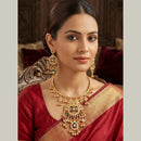 SNERA Graceful Pota Stone And Pearl Necklace Set