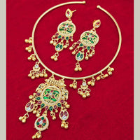 SNERA Graceful Pota Stone And Pearl Necklace Set