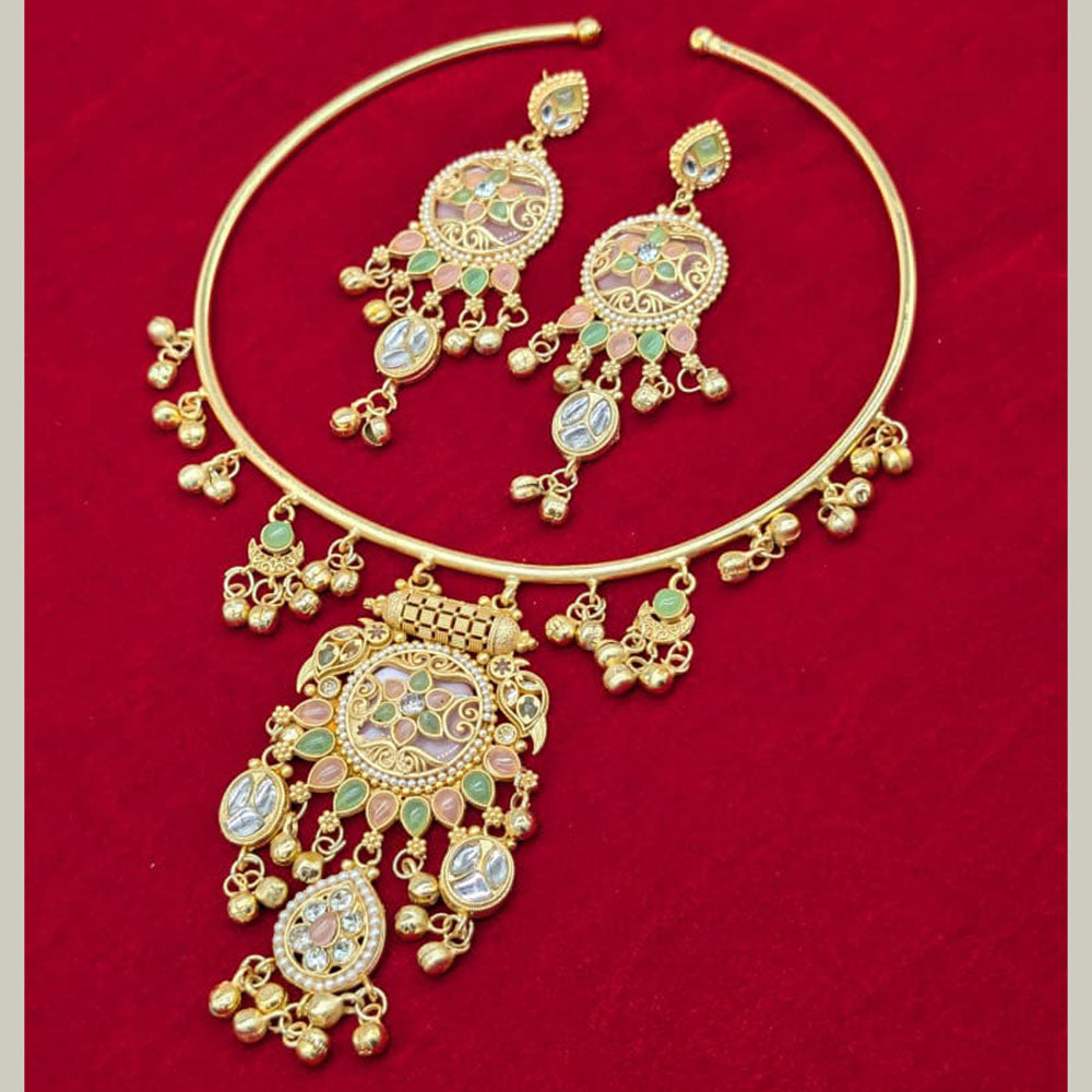SNERA Graceful Pota Stone And Pearl Necklace Set