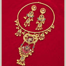 SNERA Graceful Pota Stone And Pearl Necklace Set