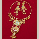 SNERA Graceful Pota Stone And Pearl Necklace Set