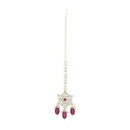 SNERA Wedding Special Kundan Stone And Pearl Maangtikka