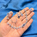 SNERA Designer American Diamond Necklace Set