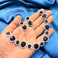 SNERA Designer American Diamond Necklace Set 