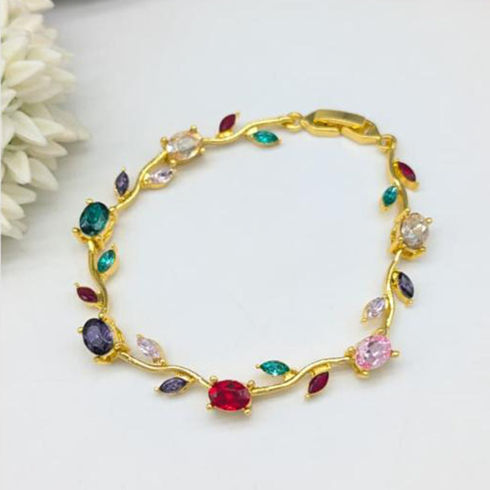 SNERA Elegant Crystal Stone Openable Bracelet for Women