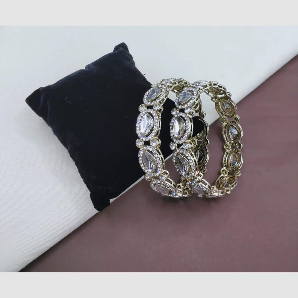 SNERA Elegant  Austrain Stone Designer  Bangles Set
