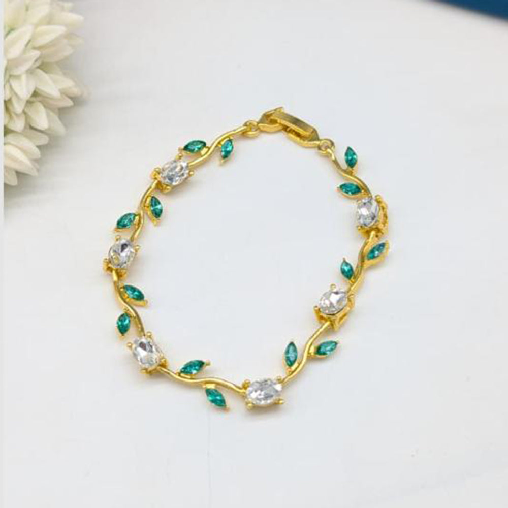 SNERA Elegant Crystal Stone Openable Bracelet for Women