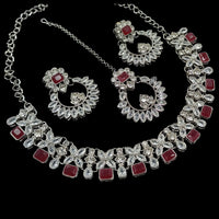 SNERA Sparkling Crytsal Stone Necklace Set