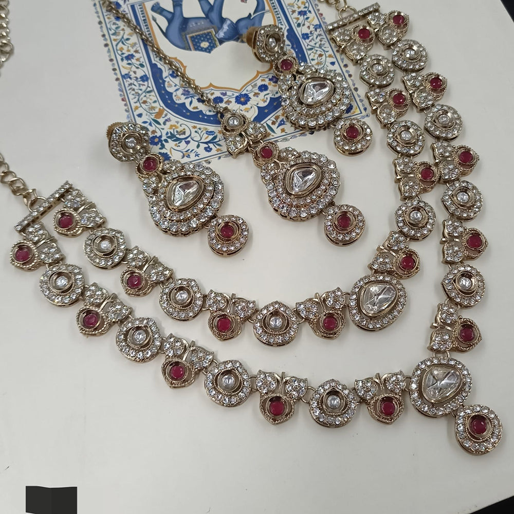 SNERA Elegant Kundan Necklace Set for Women
