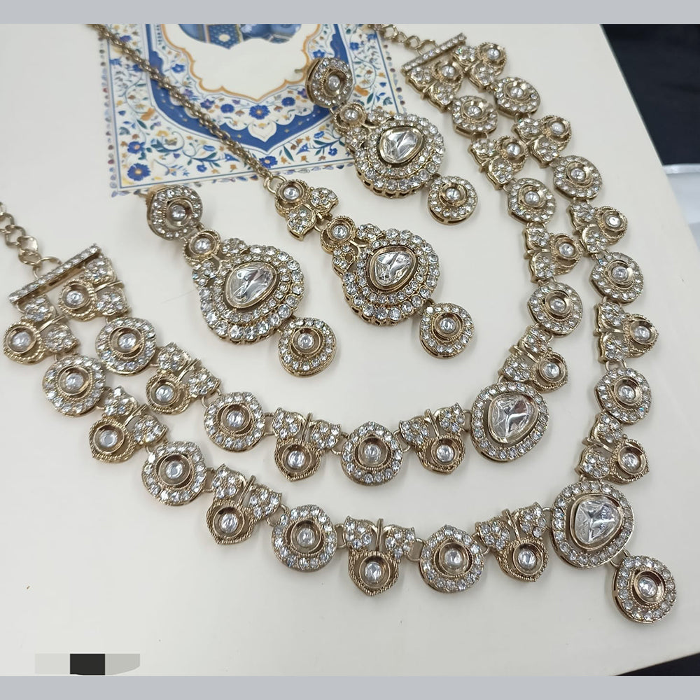 SNERA Elegant Kundan Necklace Set for Women
