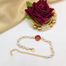 SNERA Designer Meenakari And Pearl Rakhi for Raksha Bandhan
