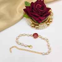 SNERA Designer Meenakari And Pearl Rakhi for Raksha Bandhan