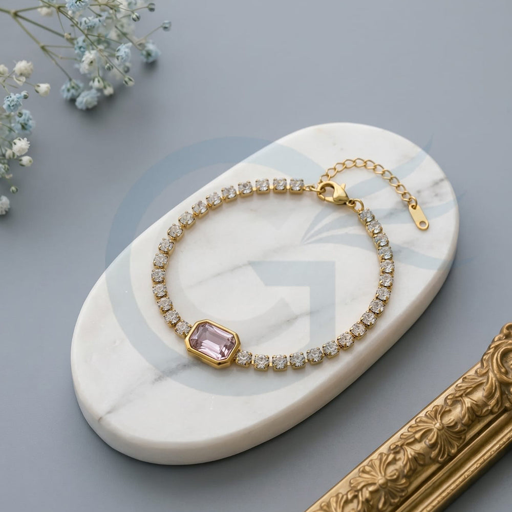 SNERA Elegant Crystal Stone Bracelet for Women