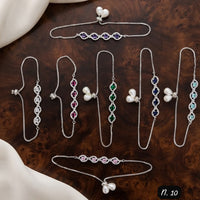SNERA Glamorous American Diamond Party Wear Bracelet