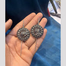 SNERA Vintage Oxidised Plated Earcuff Earrings for Women