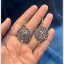 SNERA Vintage Oxidised Plated Earcuff Earrings for Women