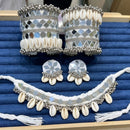 SNERA Beautiful Mirror And Shell Jewellery Combo Set for Women