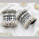 SNERA Glamorous Mirror And Shell Bracelet