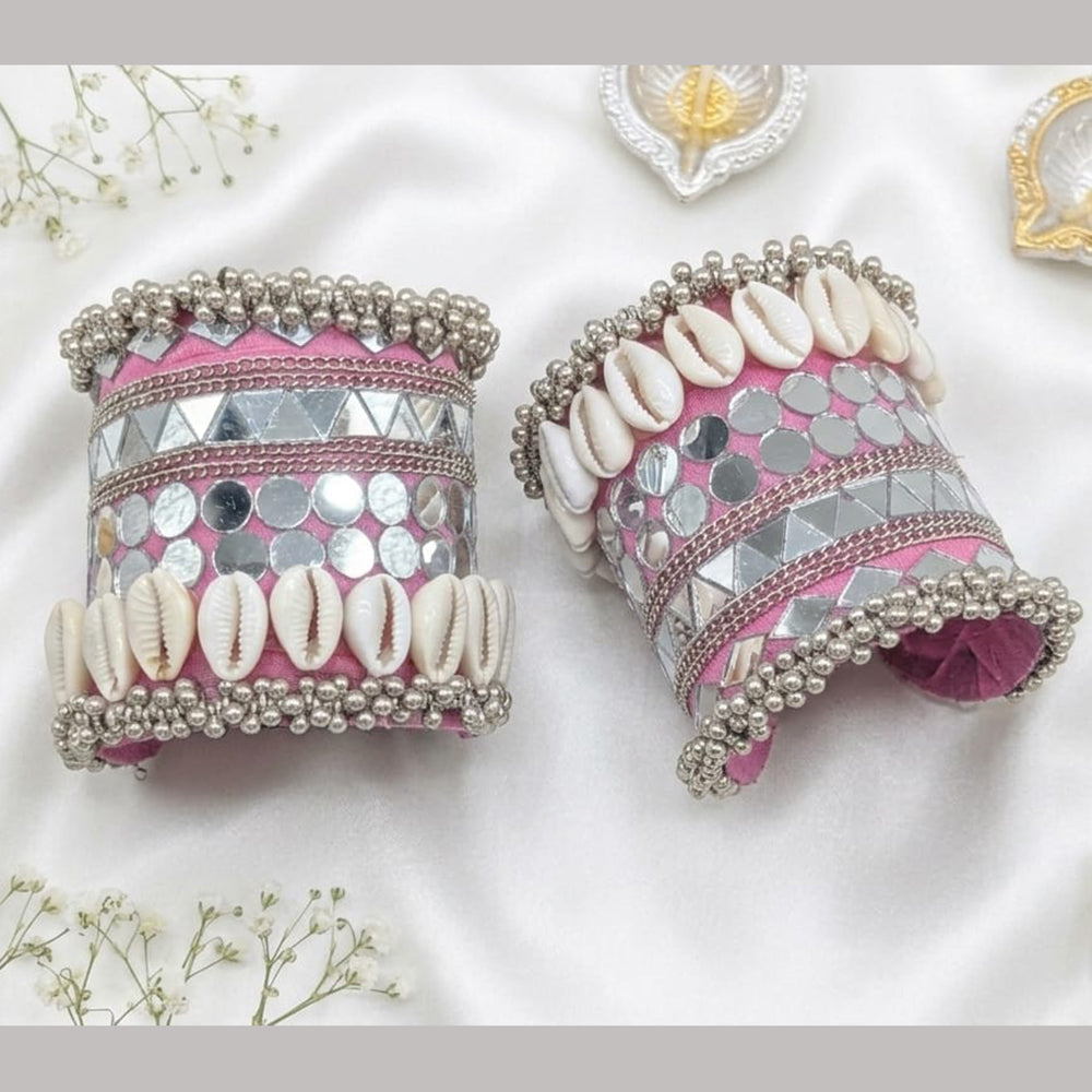 SNERA Glamorous Mirror And Shell Bracelet