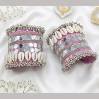 SNERA Glamorous Mirror And Shell Bracelet