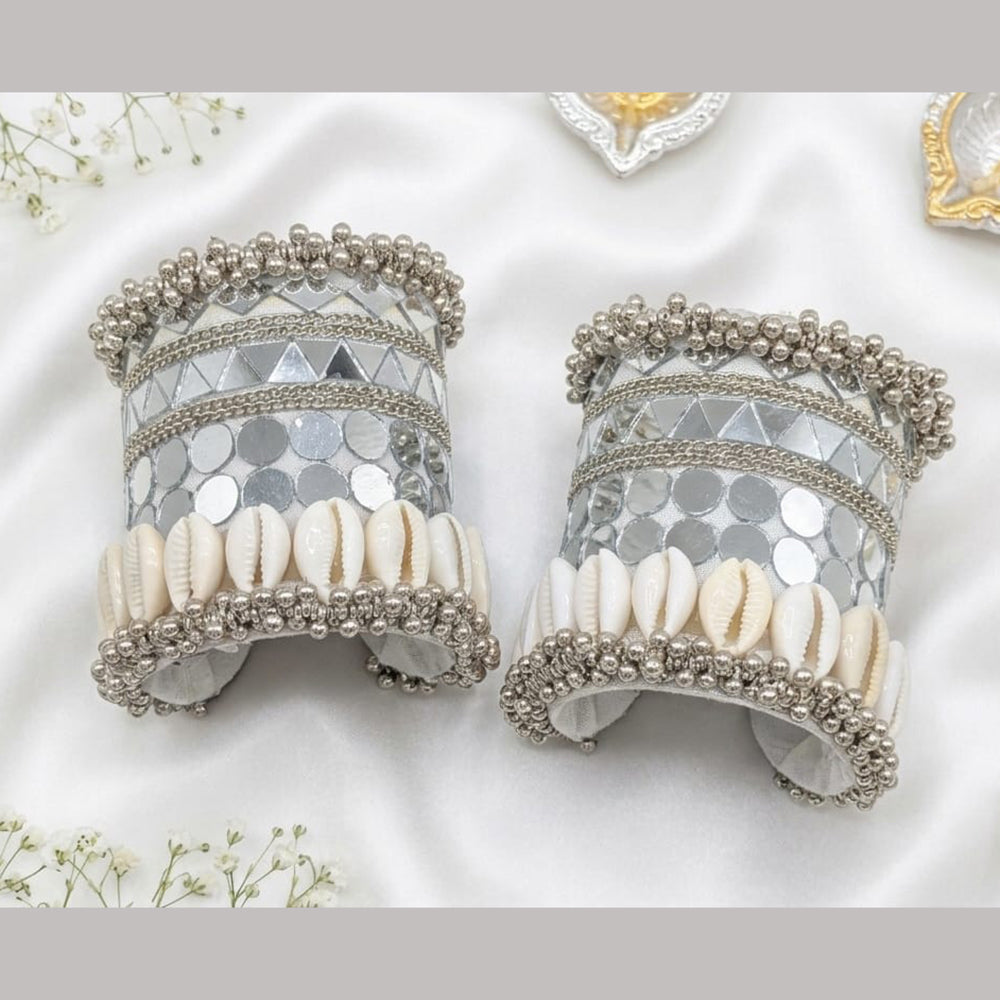 SNERA Glamorous Mirror And Shell Bracelet