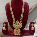 SNERA Timeless Pota Stone And Beads Temple Long Necklace Set