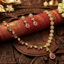 SNERA Elegant Crystal Stone Necklace Set Women