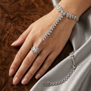 SNERA Elegant American Diamond Hath Panja for Women