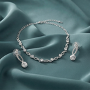 Darshana Jewels Premium Austrian Stone Necklace Set for Women  (Set of 3)