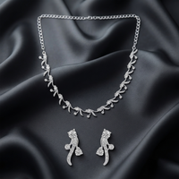Darshana Jewels Premium Austrian Stone Necklace Set for Women (Set of 3)