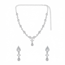 Darshana Jewels Elegant Austrian Stone Party Wear Necklace Set (Set of 3)