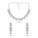 Darshana Jewels Glamorous Austrian Stone  Necklace Set (Set of 3)