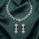 Darshana Jewels Glamorous Austrian Stone  Necklace Set (Set of 3)