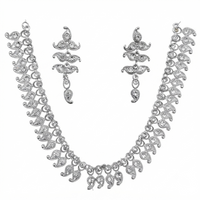 Darshana Jewels Radiant Austrian Stone Fashion Necklace Set (Set of 3)