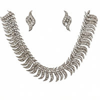 Darshana Jewels Radiant Austrian Stone Fashion Necklace Set (Set of 3)
