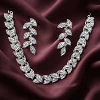 Darshana Jewels Radiant Austrian Stone Fashion Necklace Set (Set of 3)