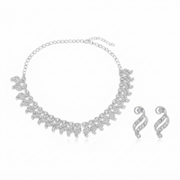 Darshana Jewels Designer Austrian Stone Statement Necklace Set (Set of 3)