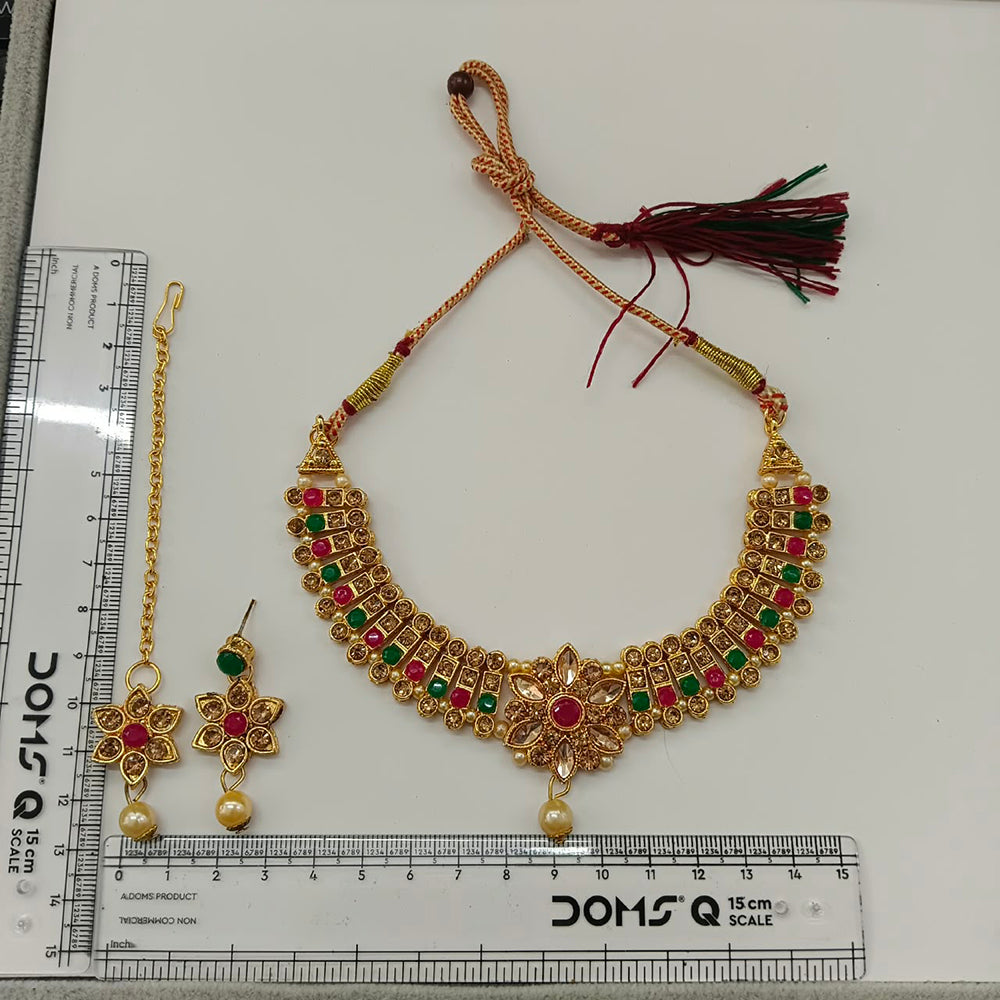 Urthn Beautiful Crystal & Austrian Stone Jewellery Set for Women Festive & Special Occasions(Pack of 3)