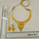 Urthn Traditional Gold Plated Necklace Set with Maangtikka | Elegant Ethnic Jewellery for Women(Pack Of 3 )