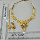 Urthn Elegant Gold Plated Ethnic Necklace Set with Maangtikka | Wedding & Special Occasion Jewellery(Pack Of 3 )