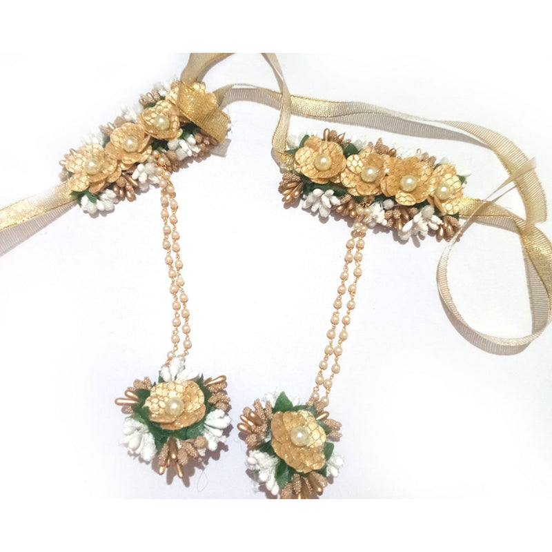 Kavya's Kreation Floral Hand Harness