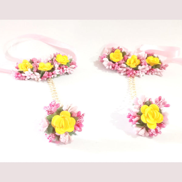 Kavya's Kreation Floral Hand Harness