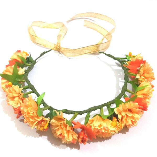 Kavya's Kreation Floral Tiara