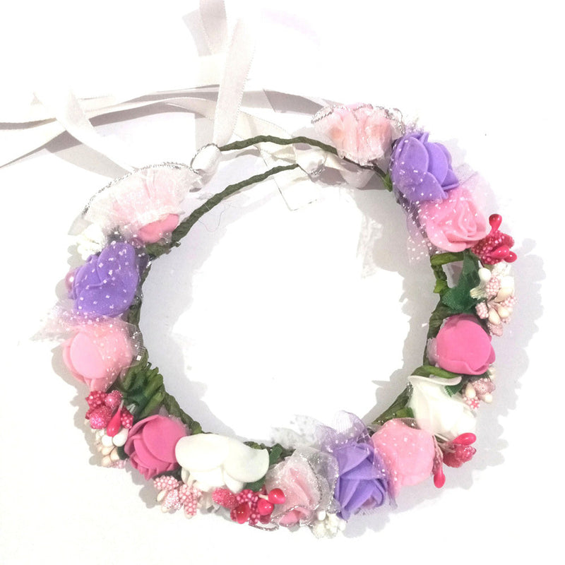 Kavya's Kreation Floral Tiara