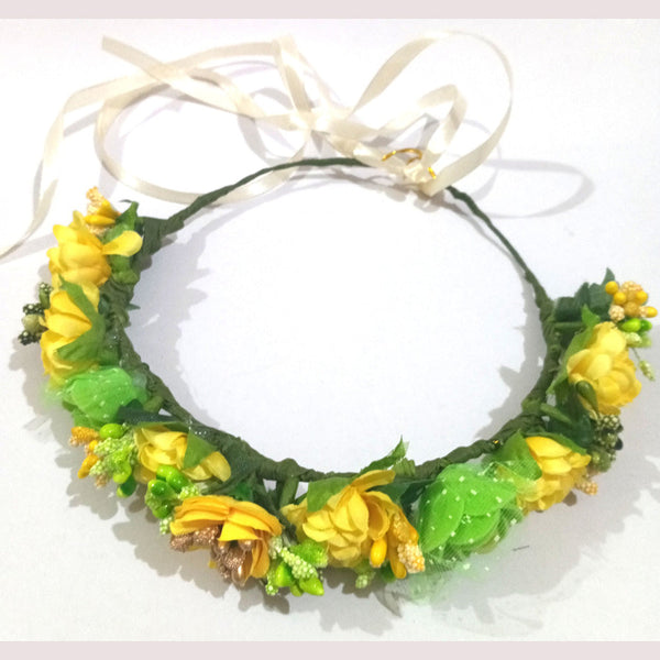 Kavya's Kreation Floral Tiara